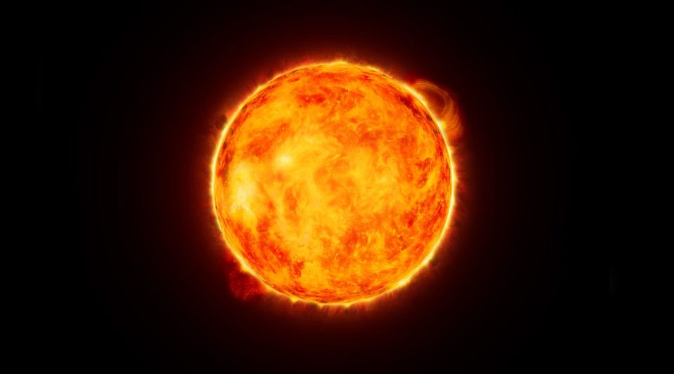 Digital image of sun