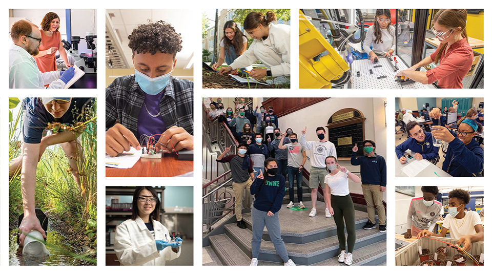 Images featuring student diversity in Engineering