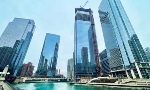 Taking the classroom to new heights: Engineering students experience Chicago skyscraper under construction