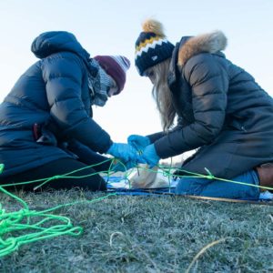 IrishSAT students preparing for the launch