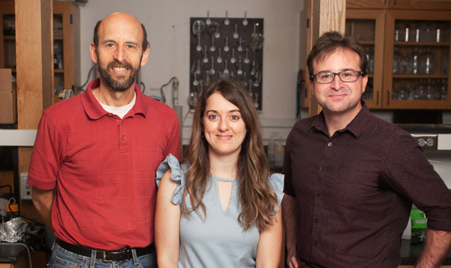 Nerenberg, Nahum and Cerrone in lab